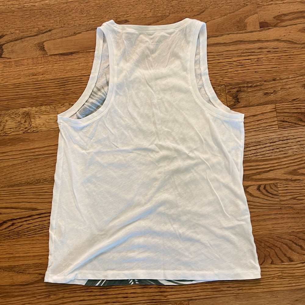 J. Crew Collector Collection - Racerback - Palm Graphic Tank - Small - Picture 4 of 5